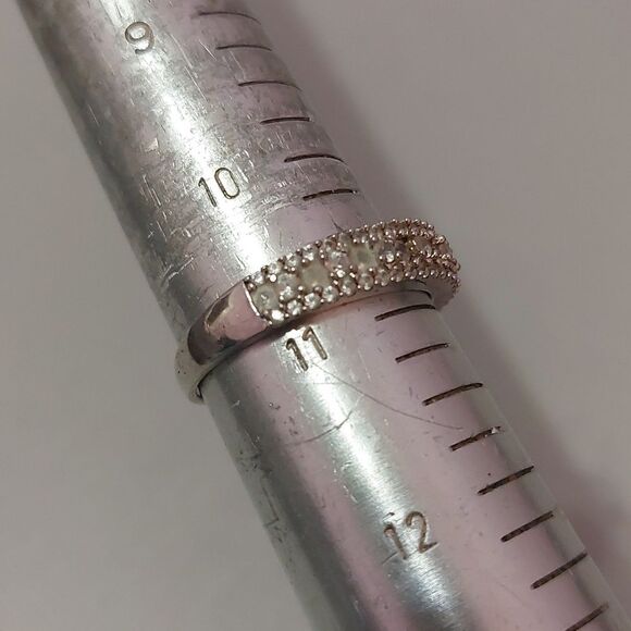 David Varsano Faux Crystals 925 Sterling Ring Size 10.75 - Picture 2 of 7